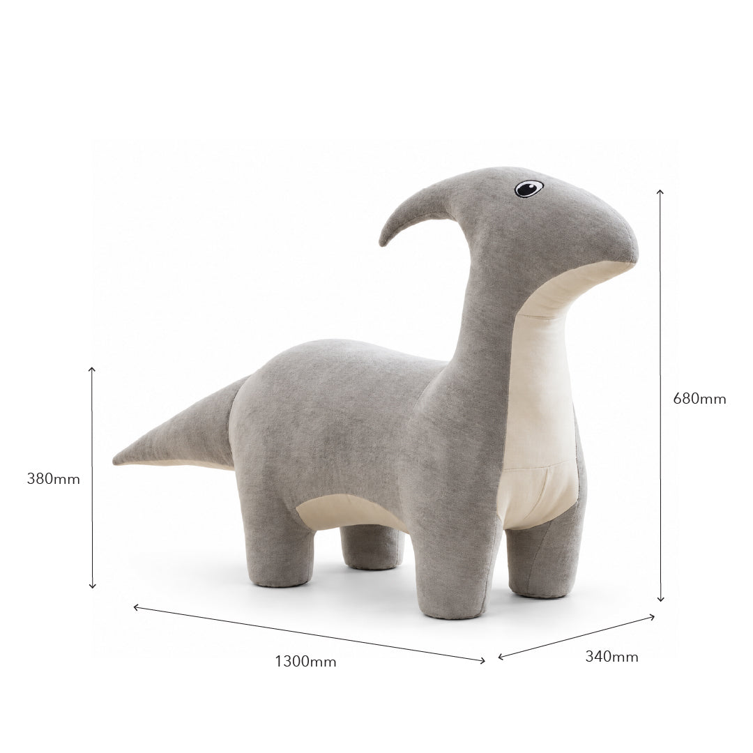 BINO Dinosaurs Kids Stool Gray