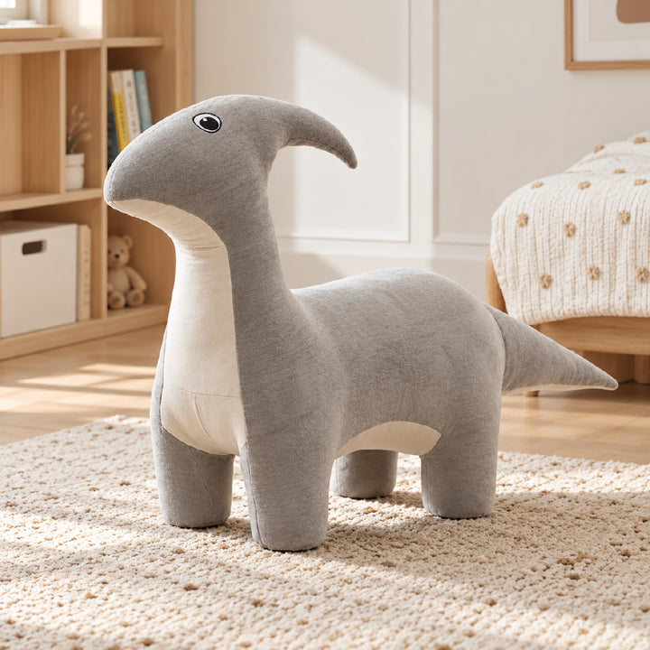 BINO Dinosaurs Kids Stool Gray