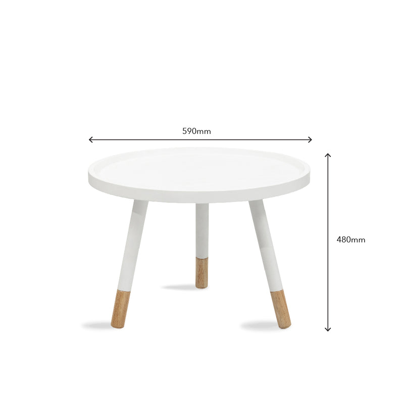 BIRATO Coffee Table White