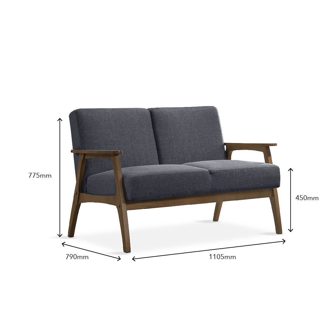 BRANDENBURG 2 Seater Sofa