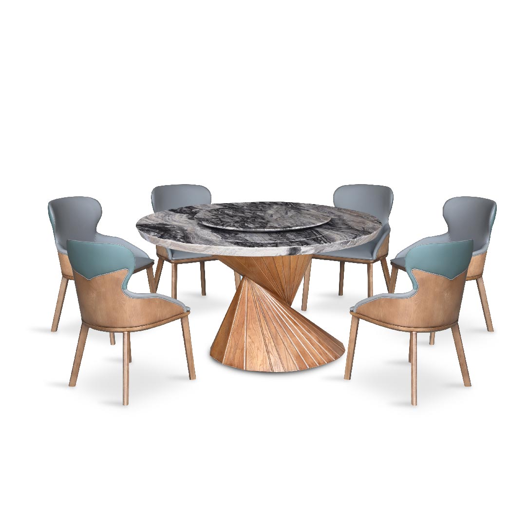 BREMEN II Marble Dining Set