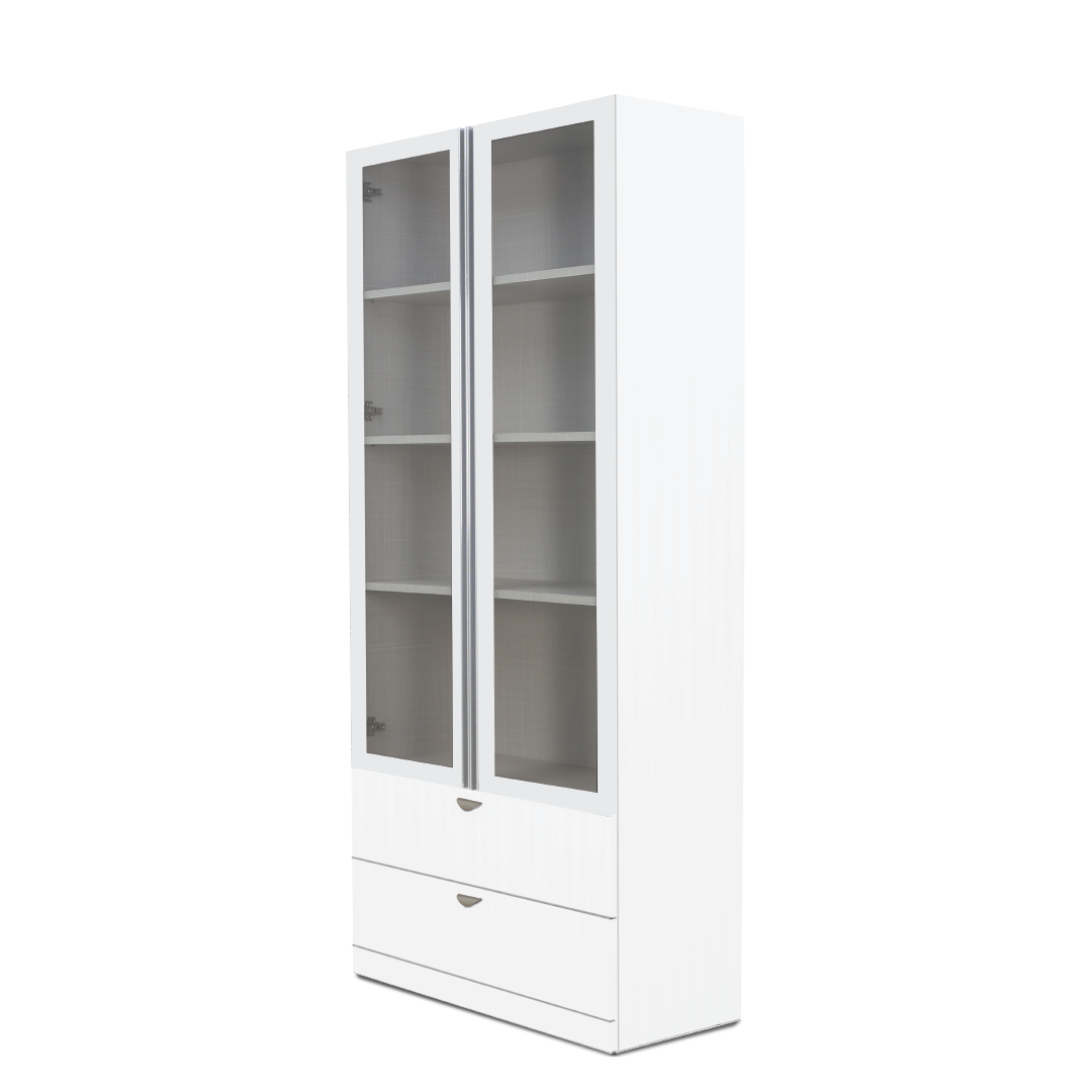 BROSS Bookcase 2 Drawer