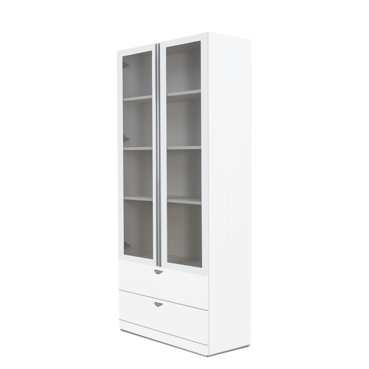 BROSS Bookcase 2 Drawer