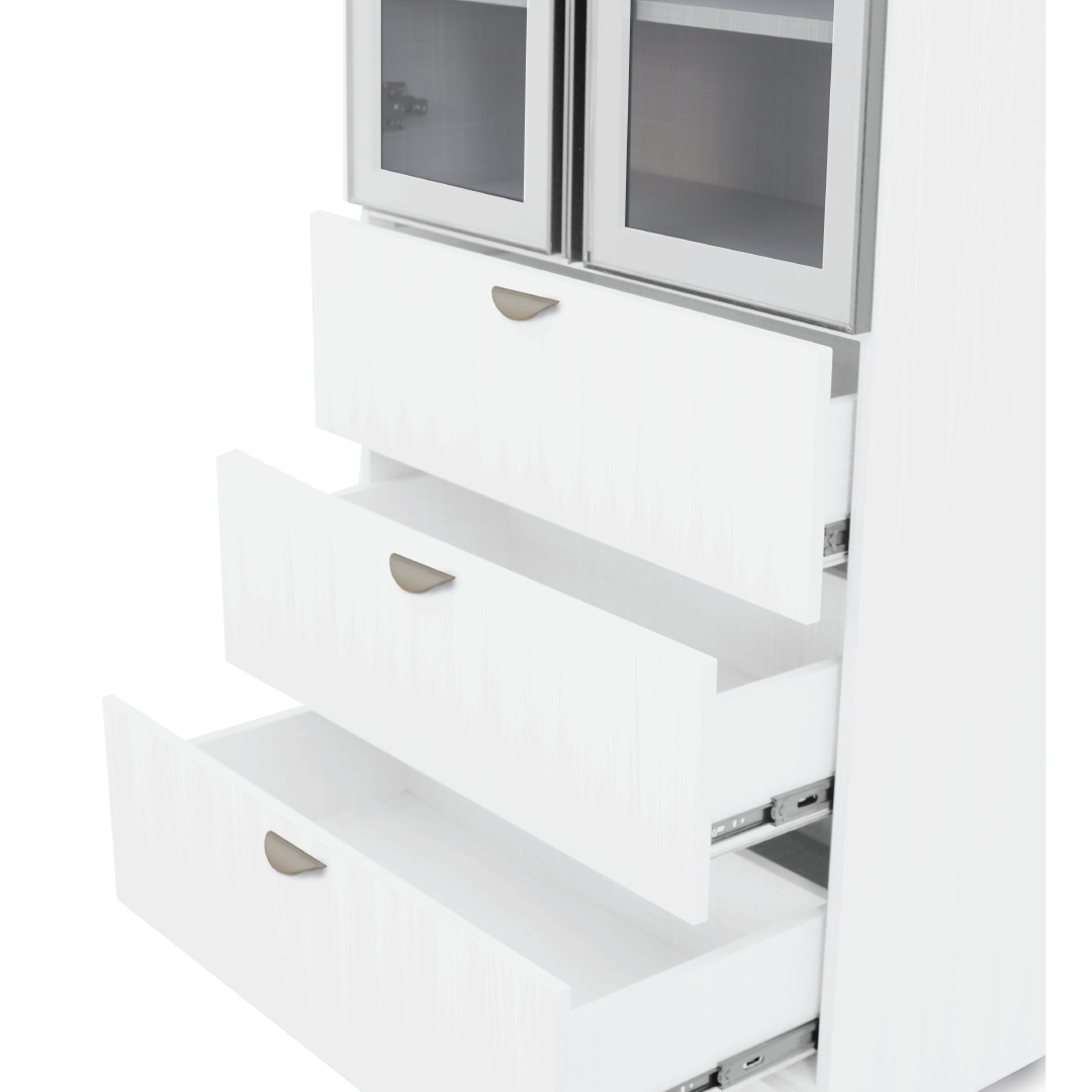 BROSS Bookcase 3 Drawer