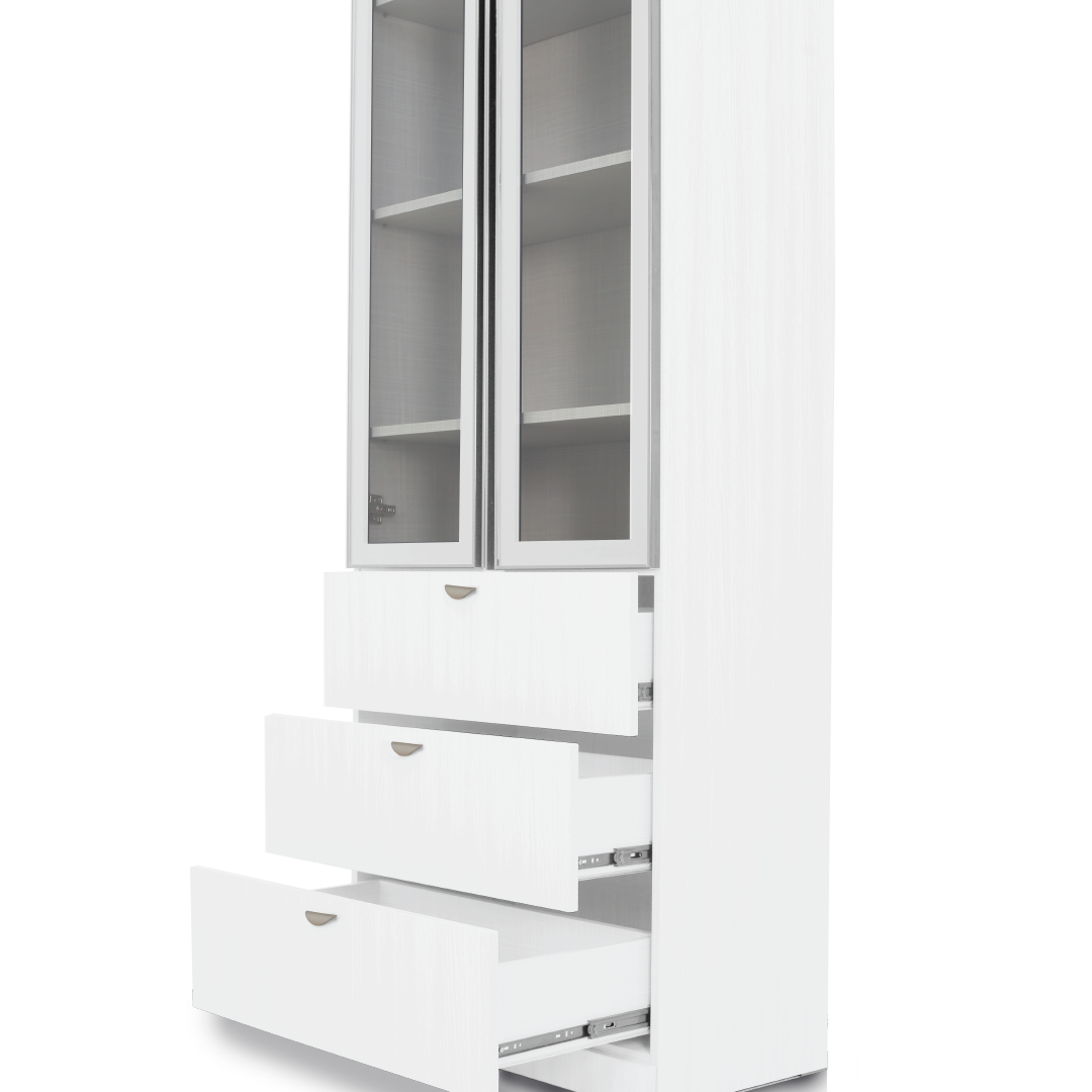 BROSS Bookcase 3 Drawer