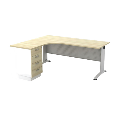 BZEES Superior Compact Table with 4D Pedestal