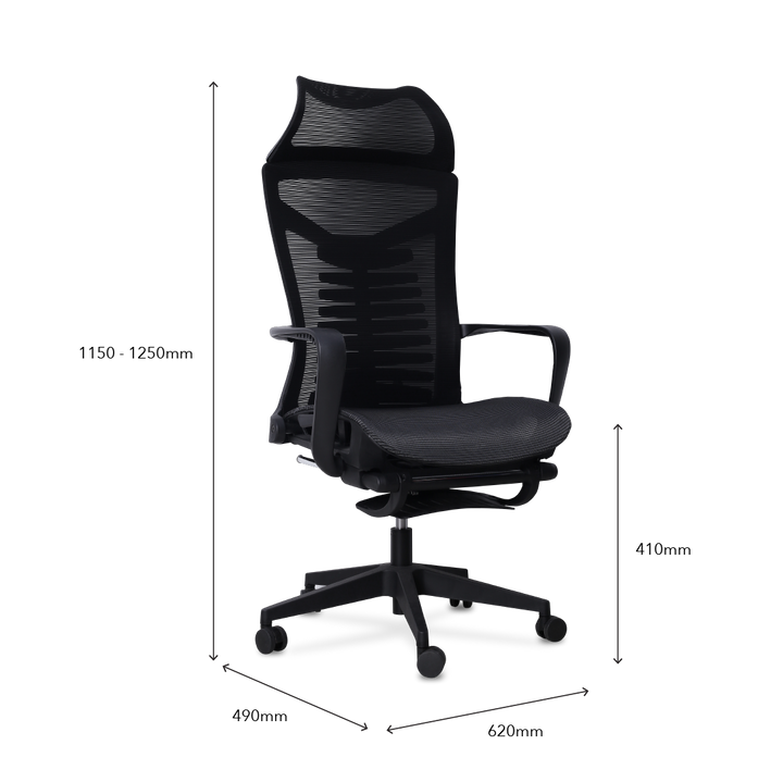 BEATRIX Executive Office Chair with Footrest
