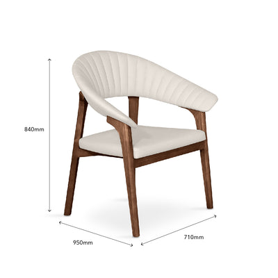 FOX Dining Chair Beige