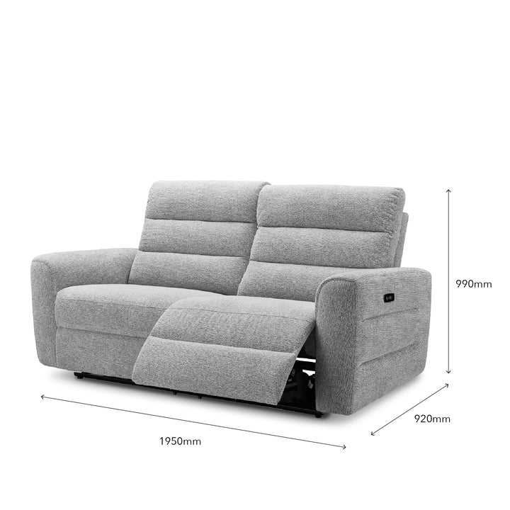 BENDETTA Power Recliner 3 Seater Sofa