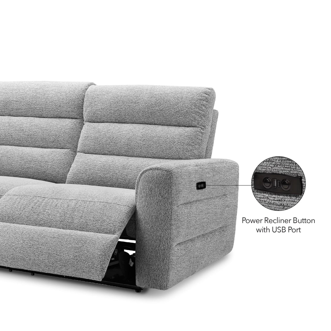 BENDETTA Power Recliner 3 Seater Sofa