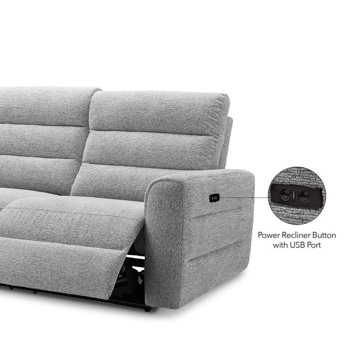 BENDETTA Power Recliner 3 Seater Sofa