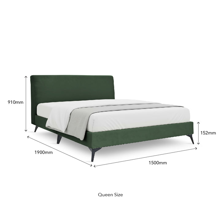 BERNARD Dark Green Bed