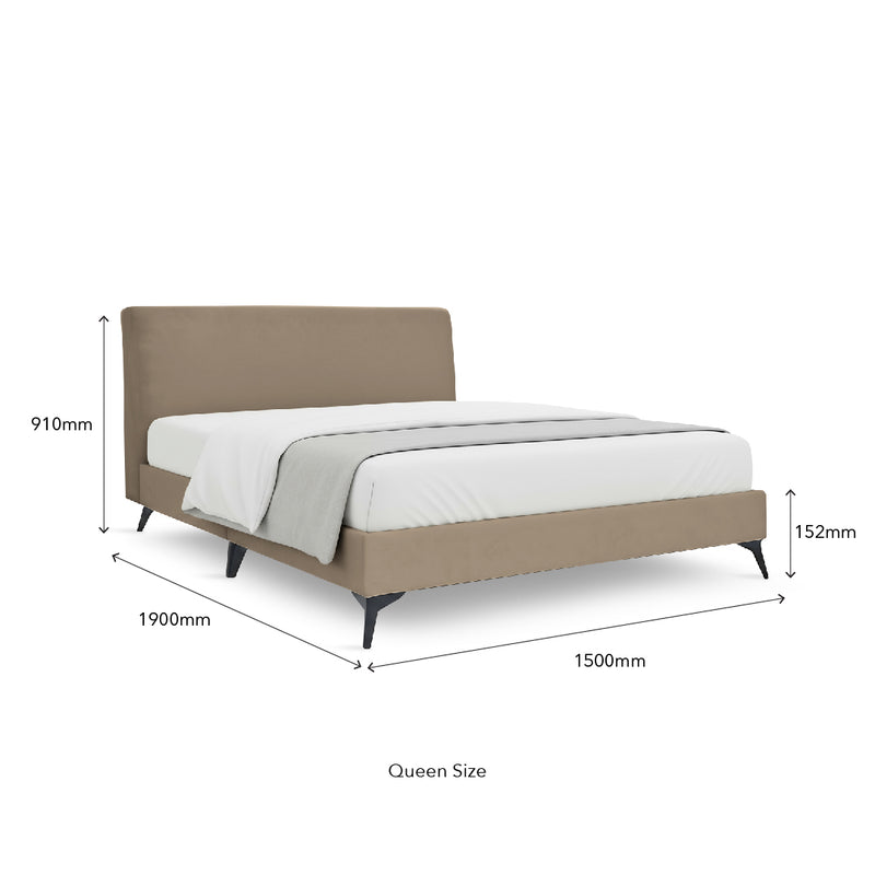 BERNARD Light Brown Bed