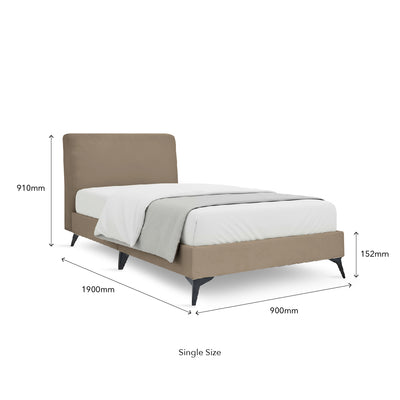 BERNARD Light Brown Bed