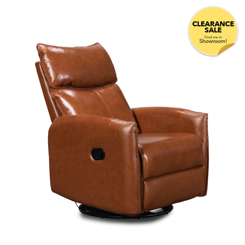 BILBAO 1 Seater Recliner Brown