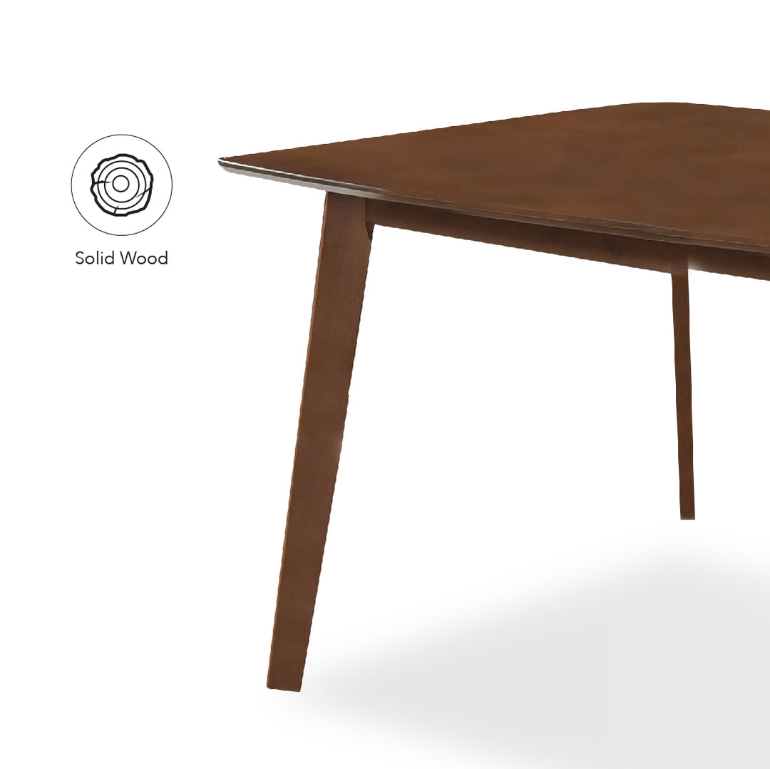 BIMINI Walnut Wooden Dining Set