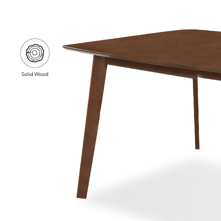 BIMINI Walnut Wooden Dining Set