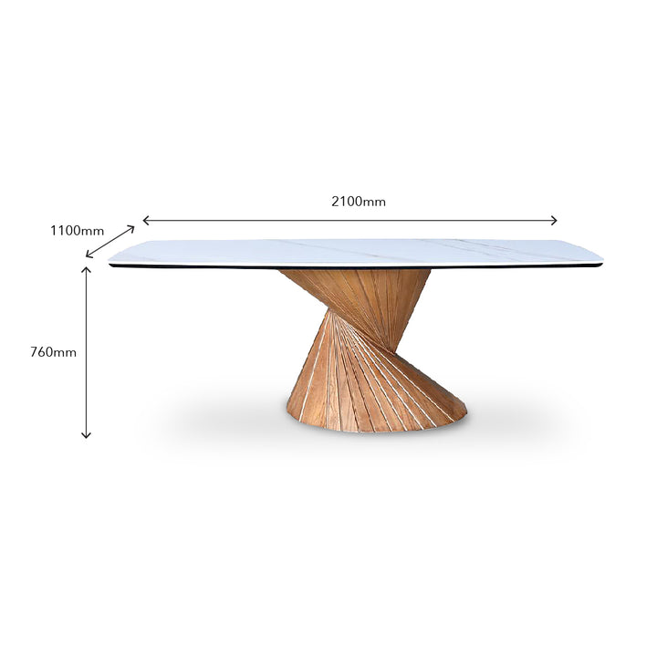 BRACEY Marble Dining Table
