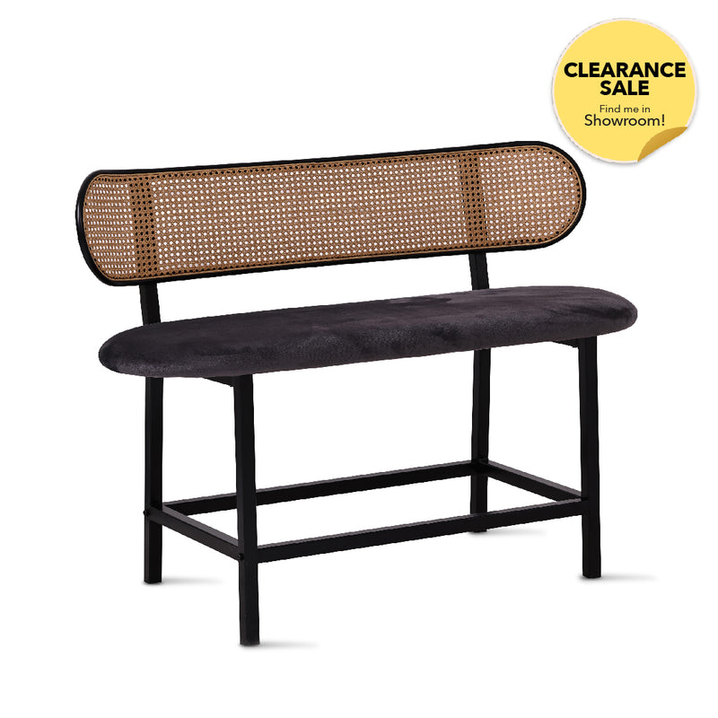 BRANTLEY Island Bench Dark Grey