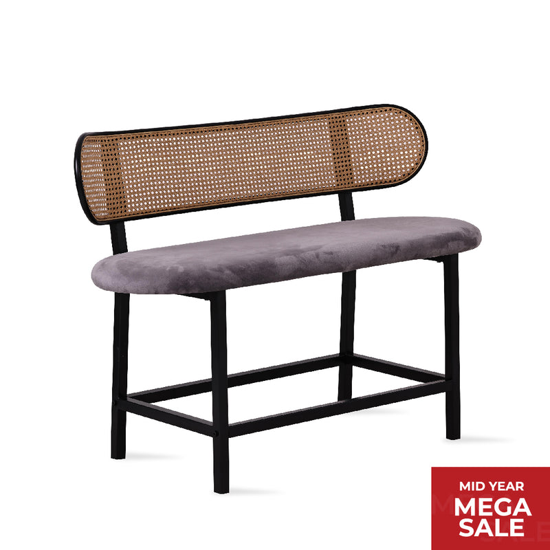 BRANTLEY Island Bench Light Grey