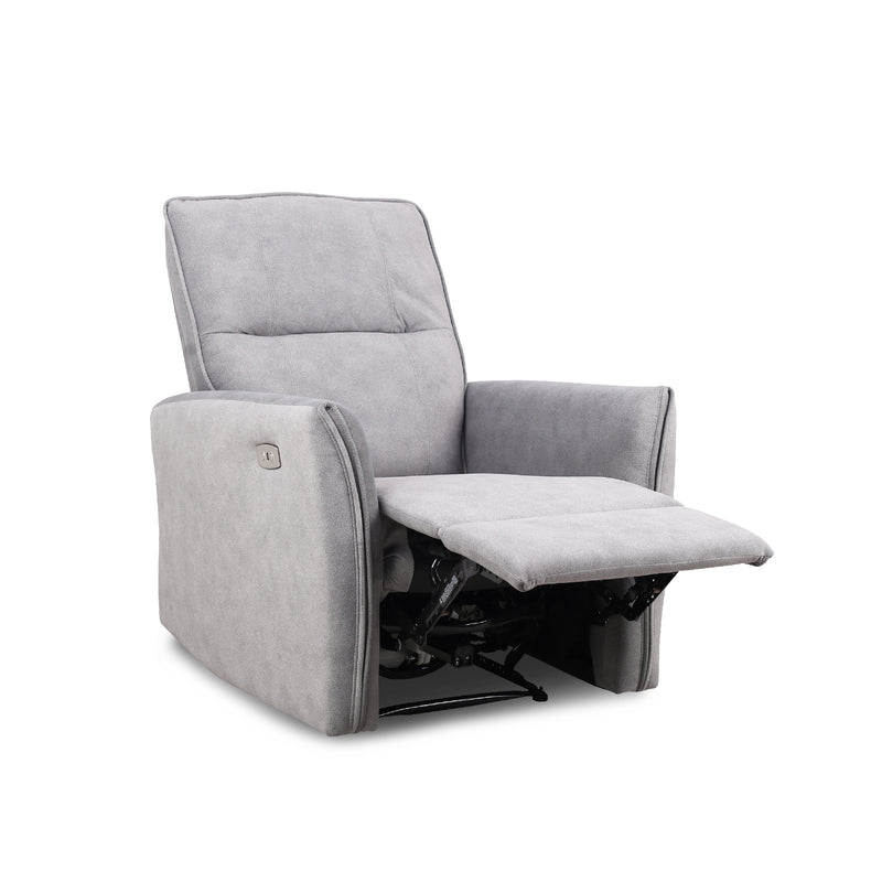 BREGMAN Power Recliner Grey