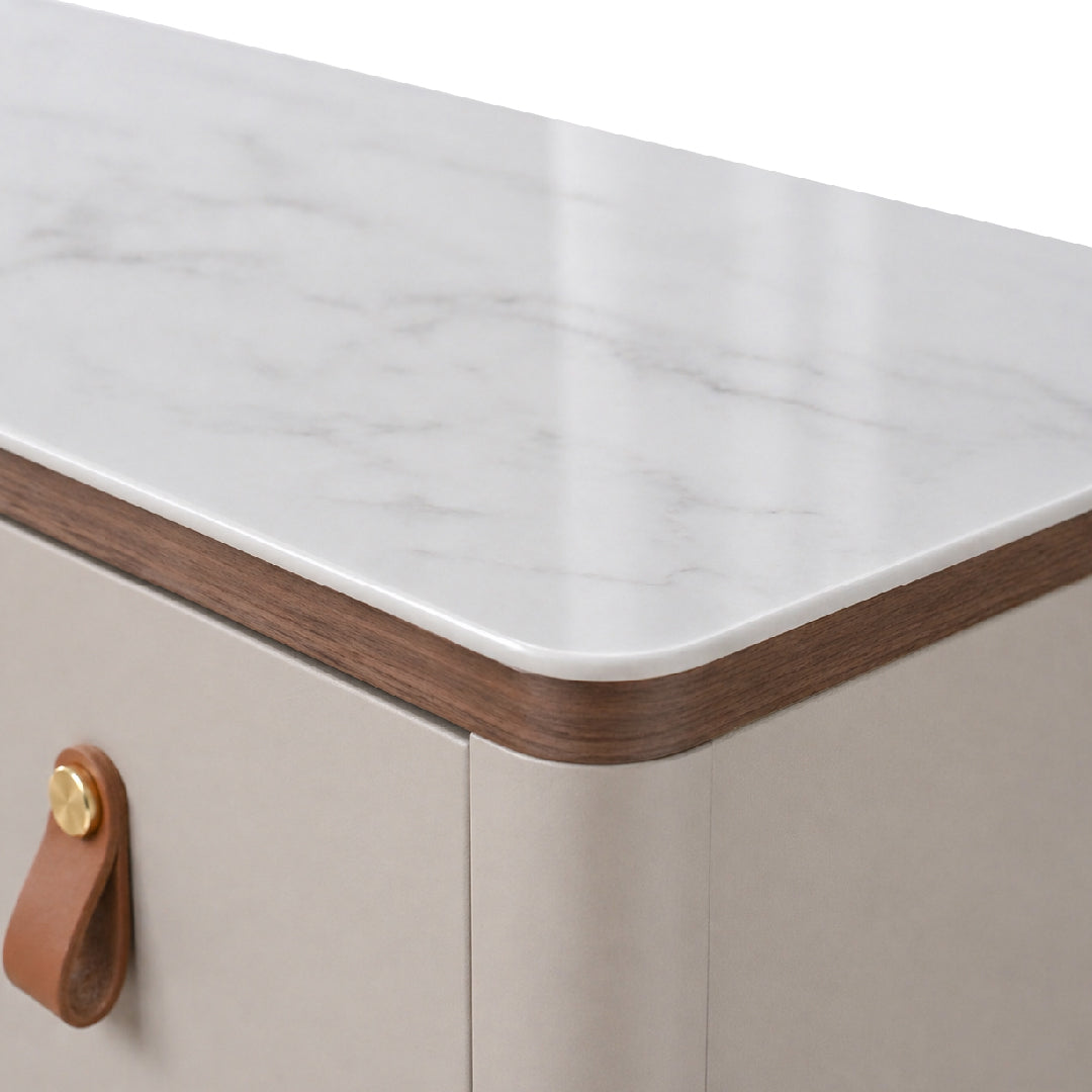 BREY Tempered Glass Sideboard