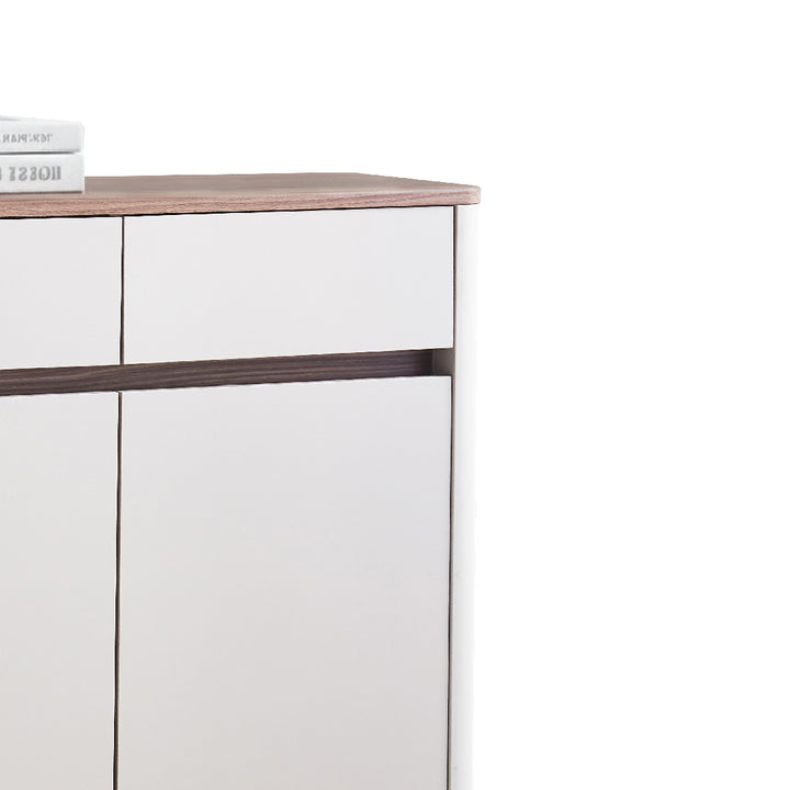 BREY Wood  2 Door Shoe Cabinet