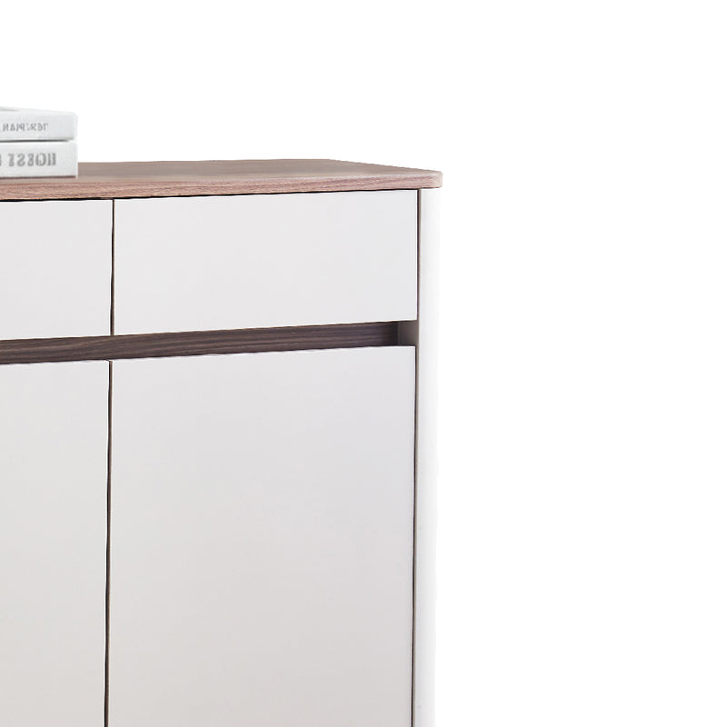 BREY Wood  2 Door Shoe Cabinet