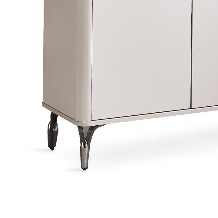BREY Wood  2 Door Shoe Cabinet