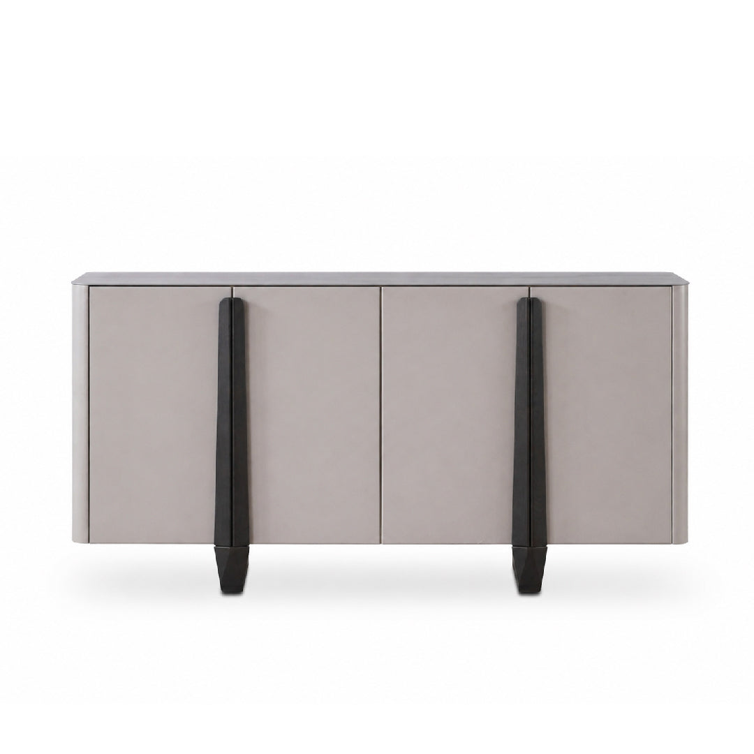 BREYAN Tempered Glass Sideboard