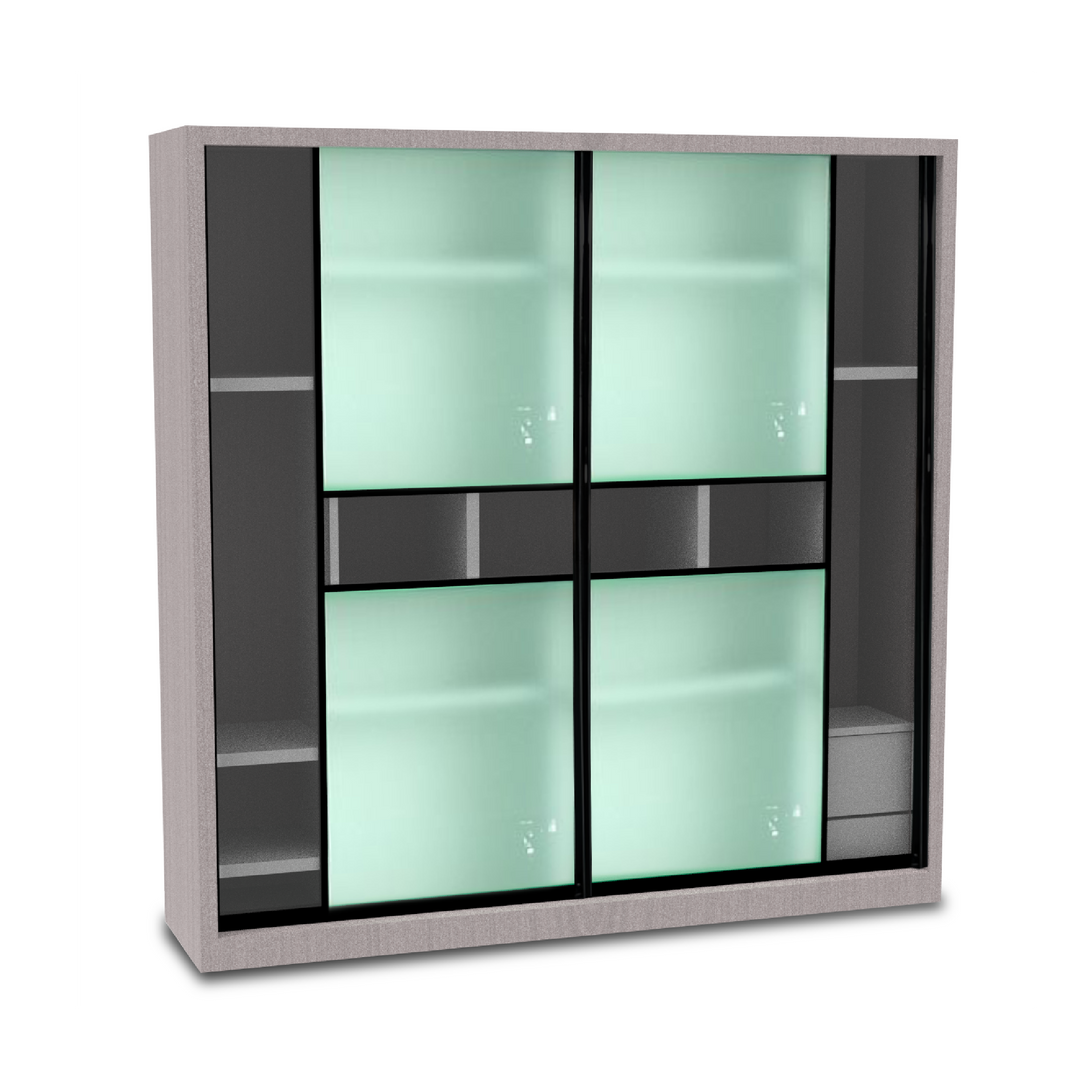 BRIGHTON Wardrobe with LED Light