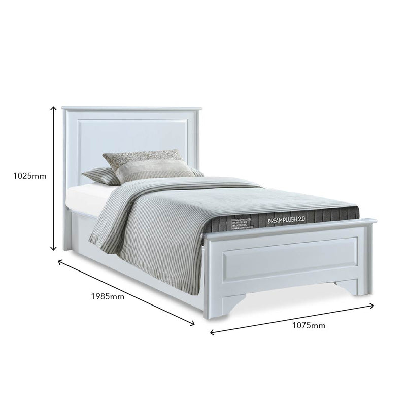 MIYA Single Bed Set with Side Table