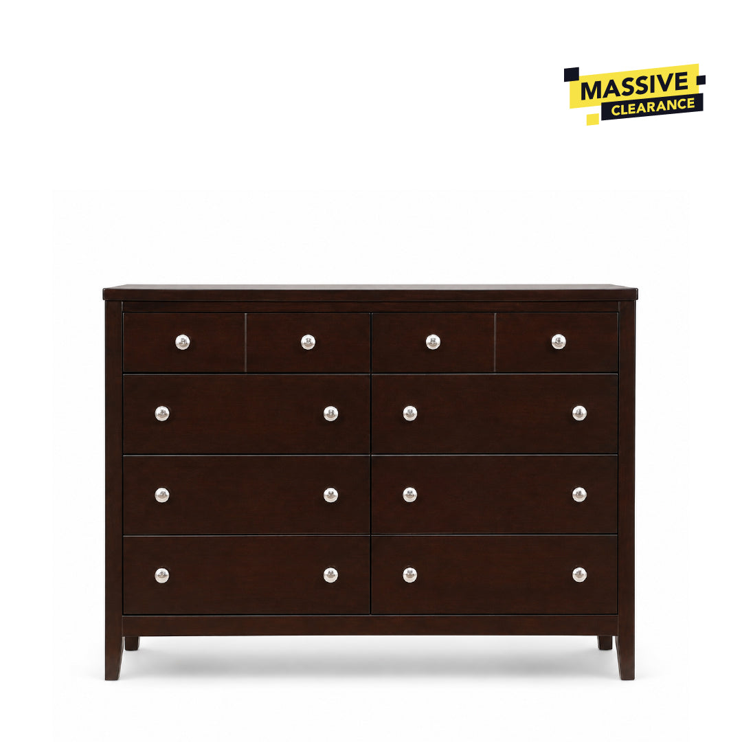 CAKRA 10 Drawers Dresser