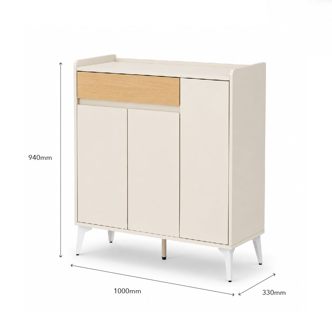 CANEA 3 Door Shoe Cabinet