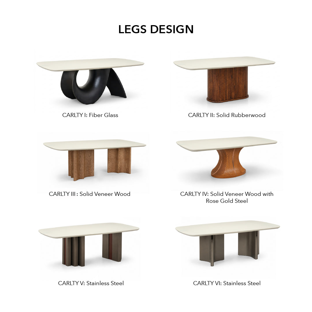 CARLTY Marble Dining Table