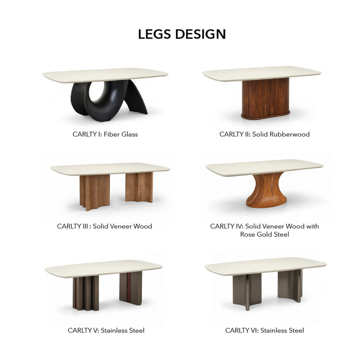 CARLTY Marble Dining Table