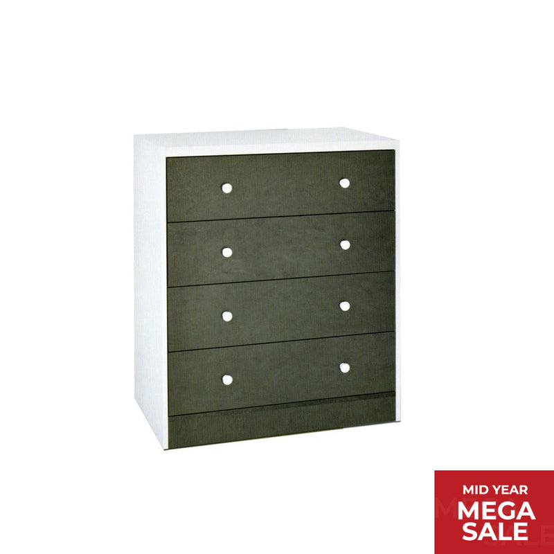 CASPER 4 Chest of Drawers Dark Grey