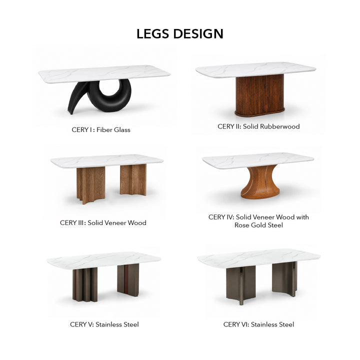 CERY Marble Dining Table