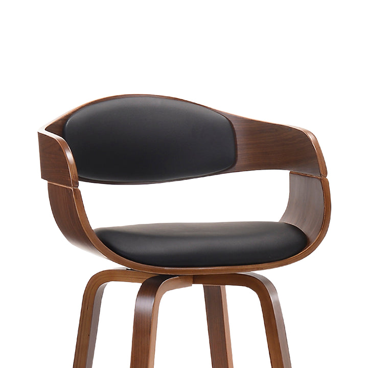 CHARLIZE Swivel Bar Chair Black