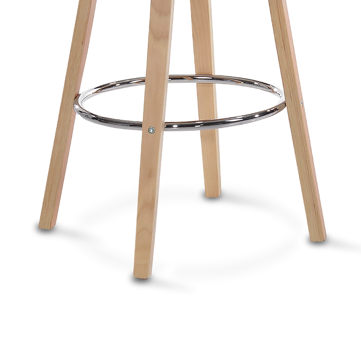 CHARLIZE Swivel Bar Chair White