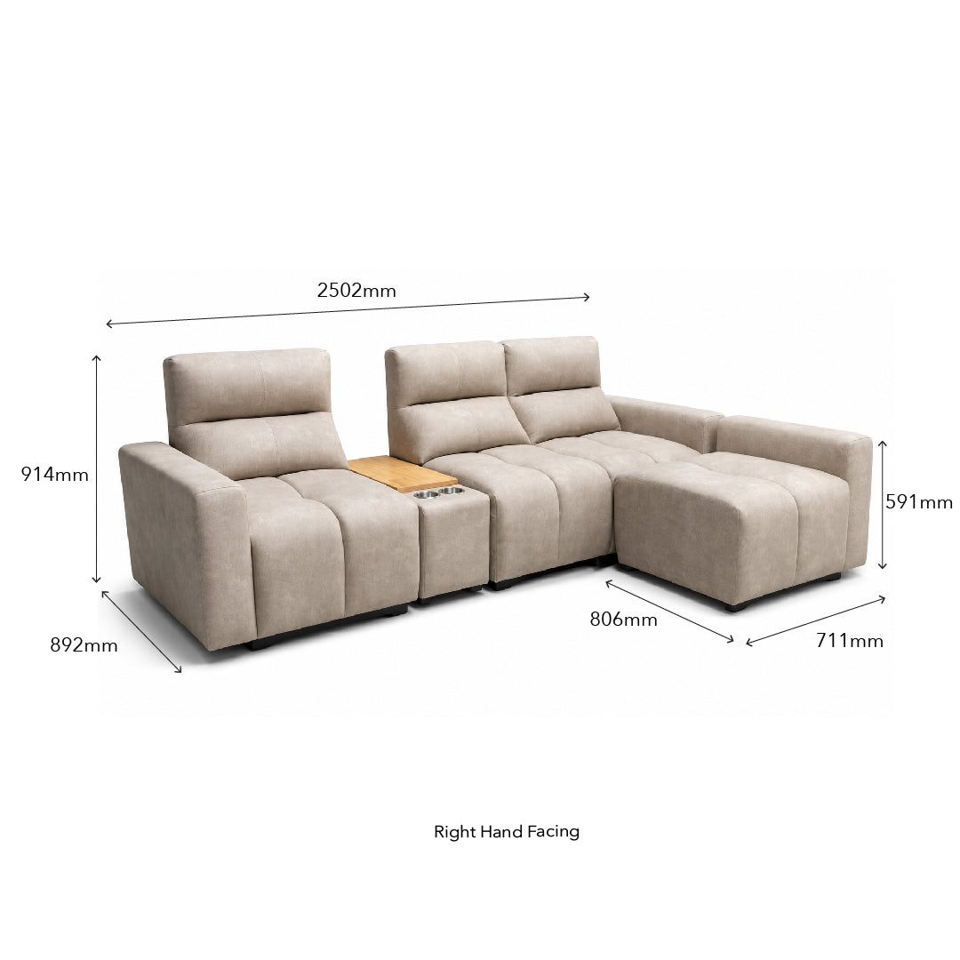 CISSY L-Shape Sofa