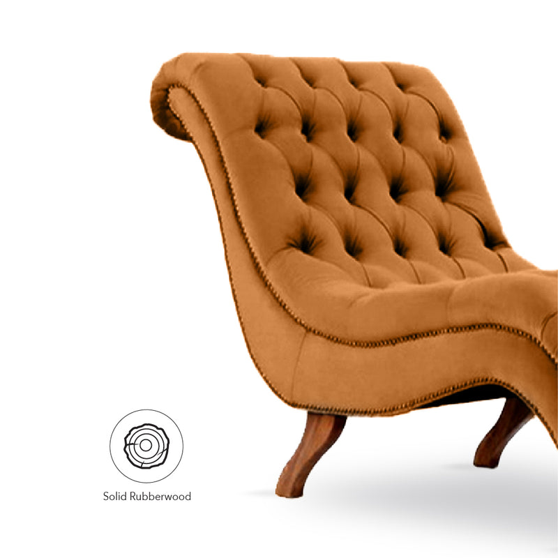 CLEOPATRA Lounge Chair Tangerine