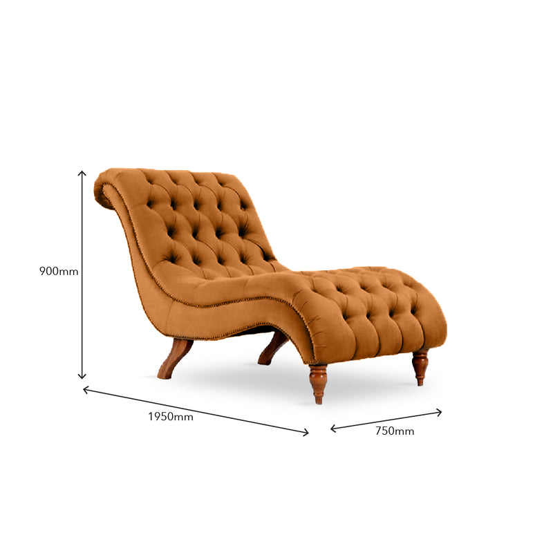 CLEOPATRA Lounge Chair Tangerine