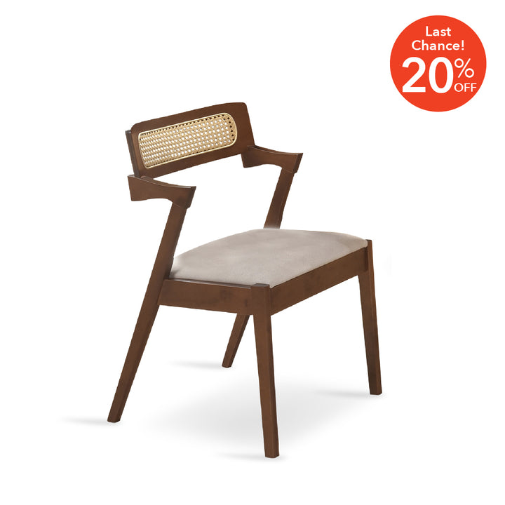CORA Dining Chair Walnut