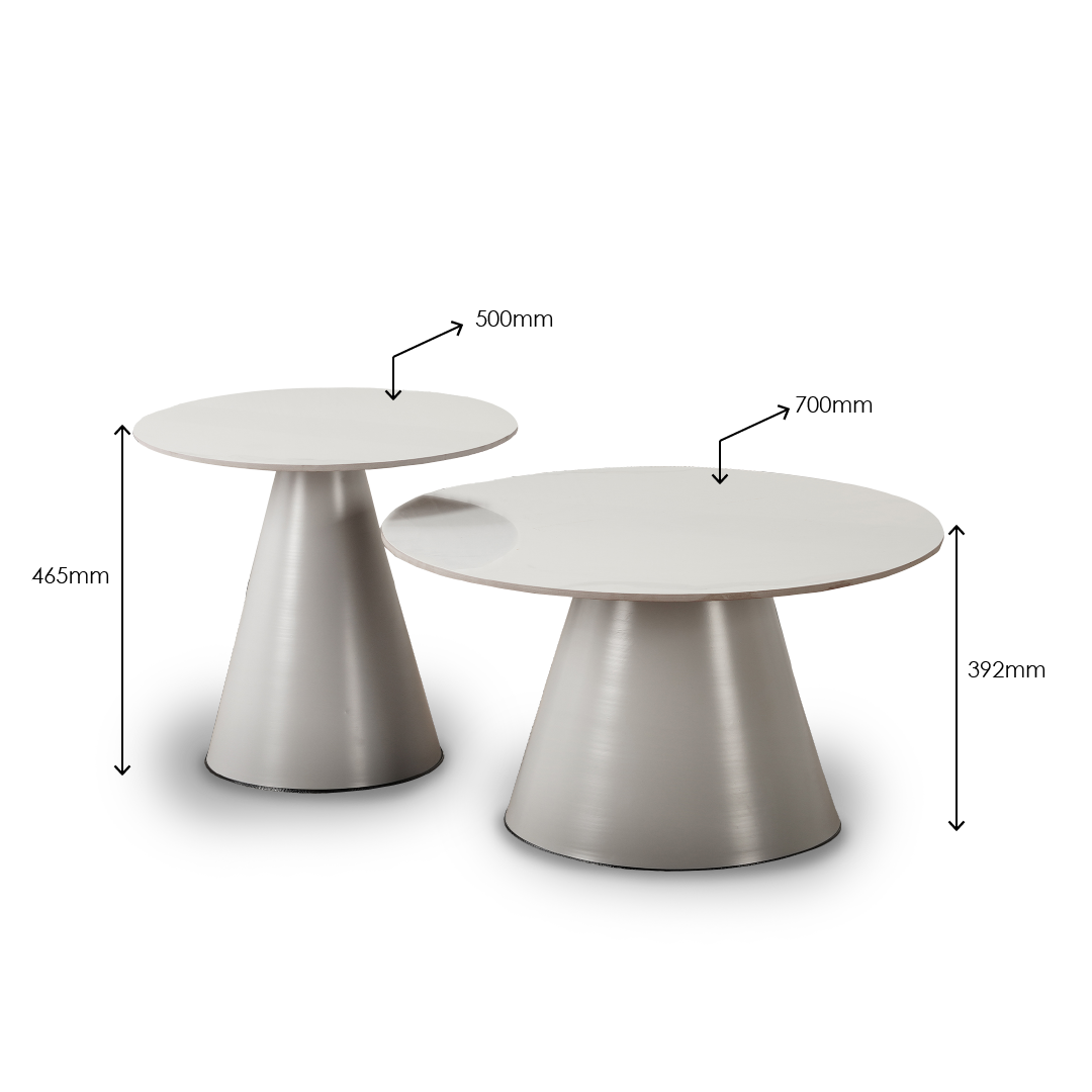 LEPIOTA Coffee Table and Side Table