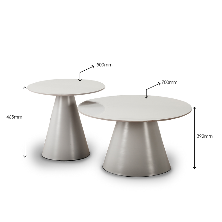 LEPIOTA Coffee Table and Side Table