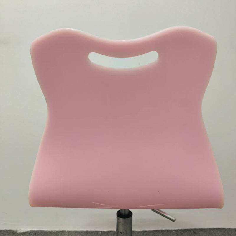 Turning Chair with Wheels (Pink / Acrylic Light)