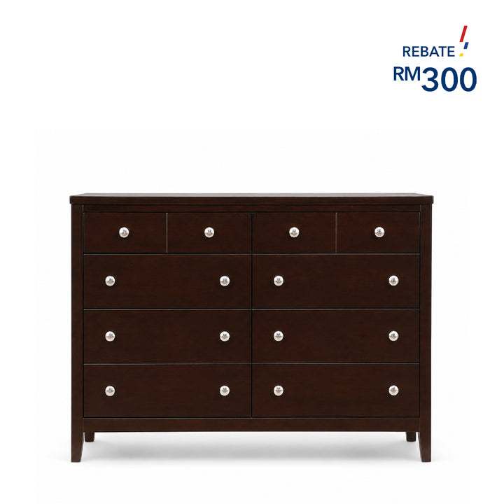 CAKRA 10 Drawers Dresser