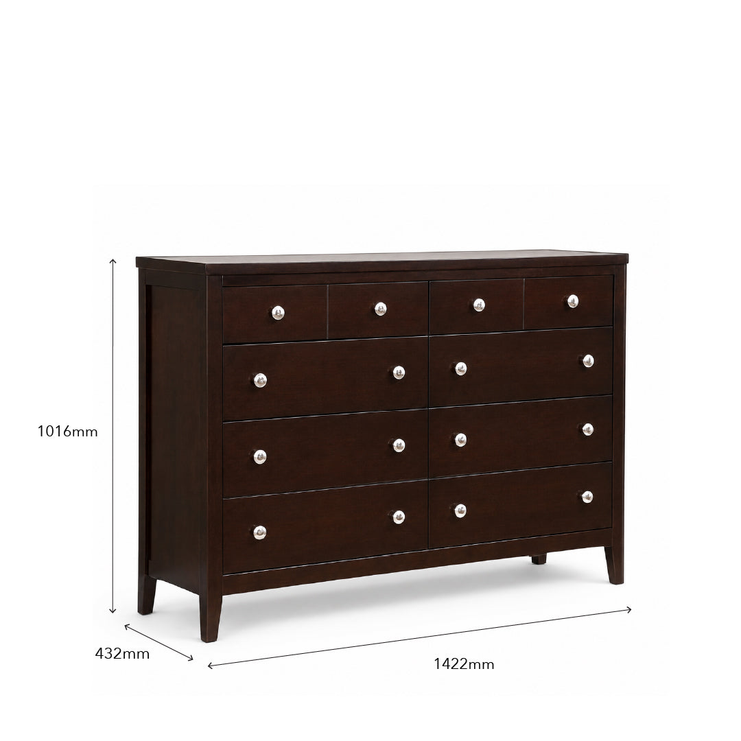 CAKRA 10 Drawers Dresser
