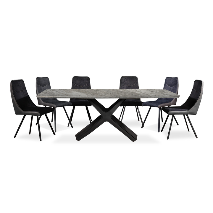 CALABIA Marble Dining Set